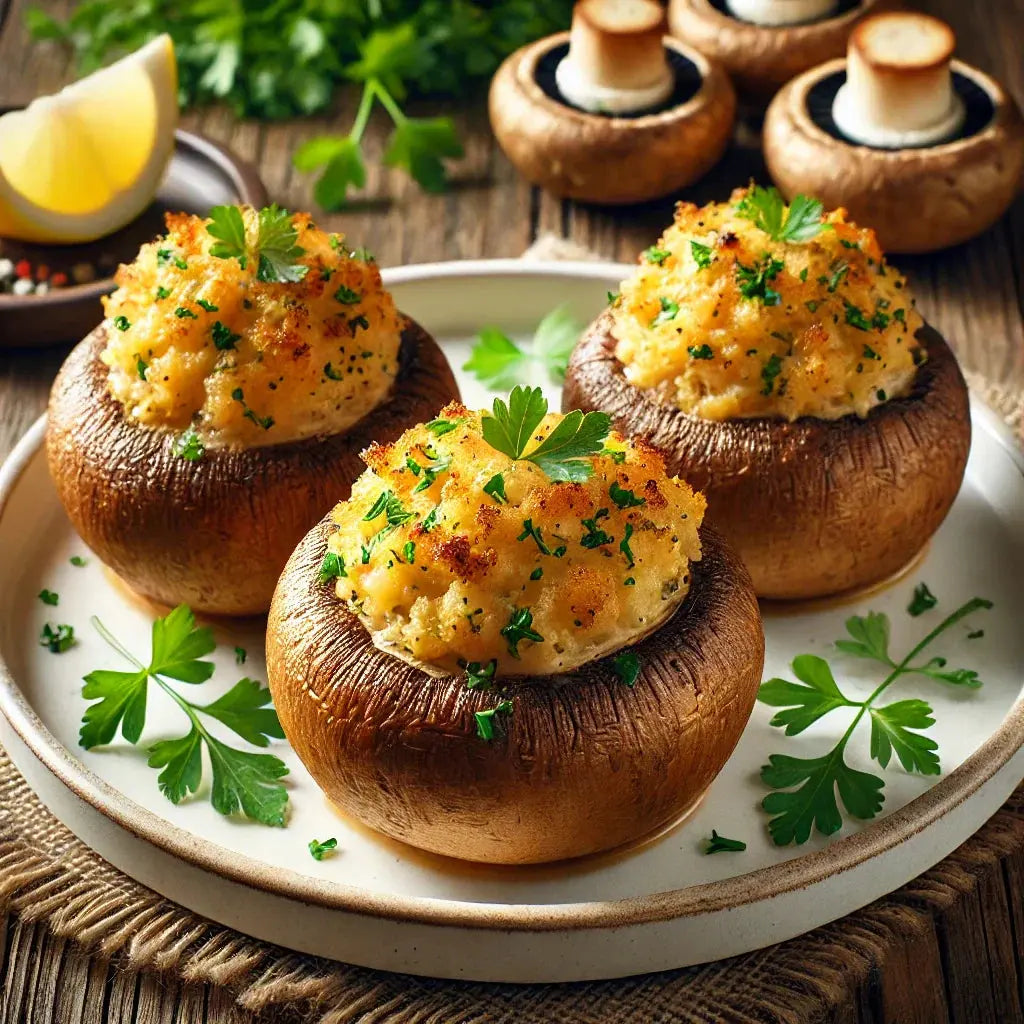 Stone Crab Stuffed Mushrooms: A Gourmet Delight