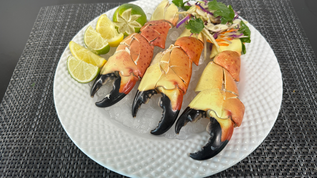 Order colossal Stone Crab claws online and enjoy restaurant-quality seafood at home with fast delivery from Florida.